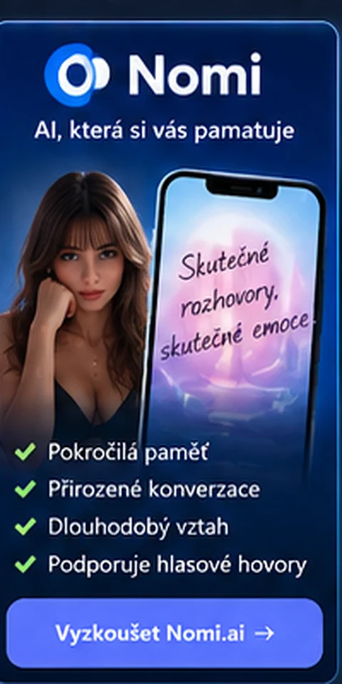 Nomi AI – vizuální ukázka aplikácie